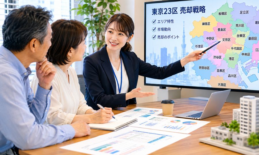 東京23区の投資用不動産を高く売るポイント