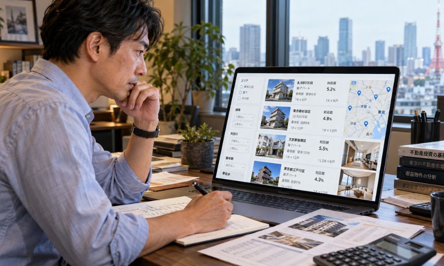 東京都内の一棟オーナーチェンジアパート探し
